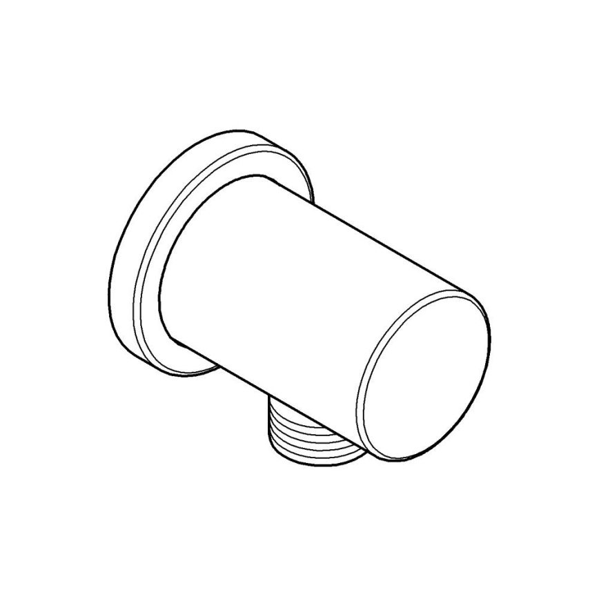 GROHE 27057AL0 - Wandanschlussbogen RAINSHOWER DN 15 Graphit