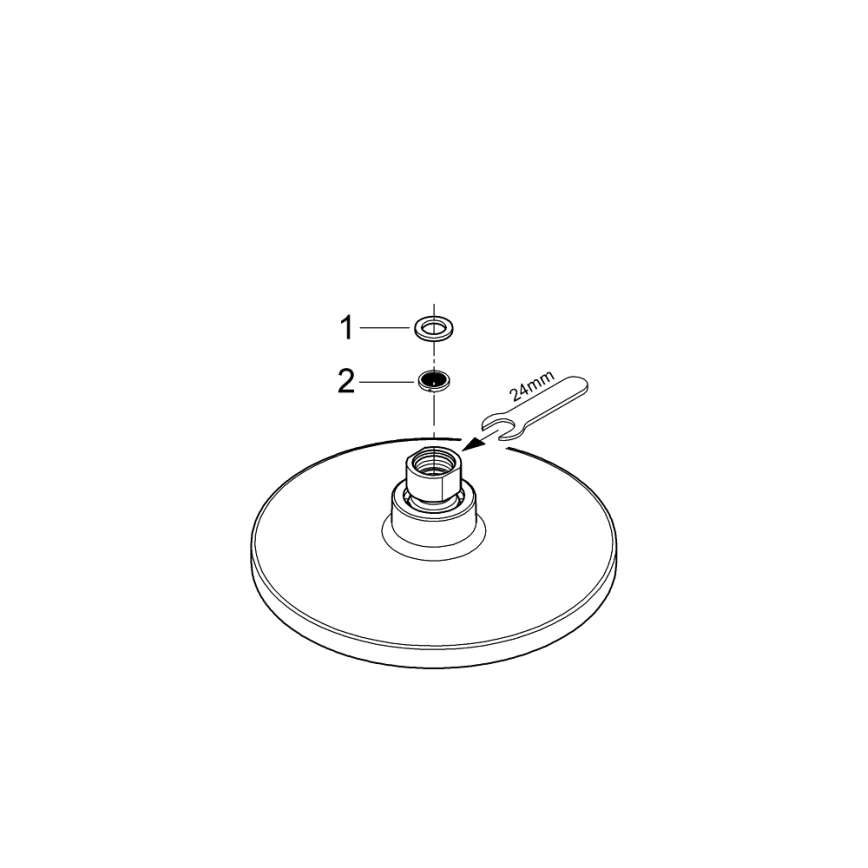 GROHE 27492000 - Kopfbrause EUPHORIA COSMOPOLITAN O 180 mm, glänzender Chrom