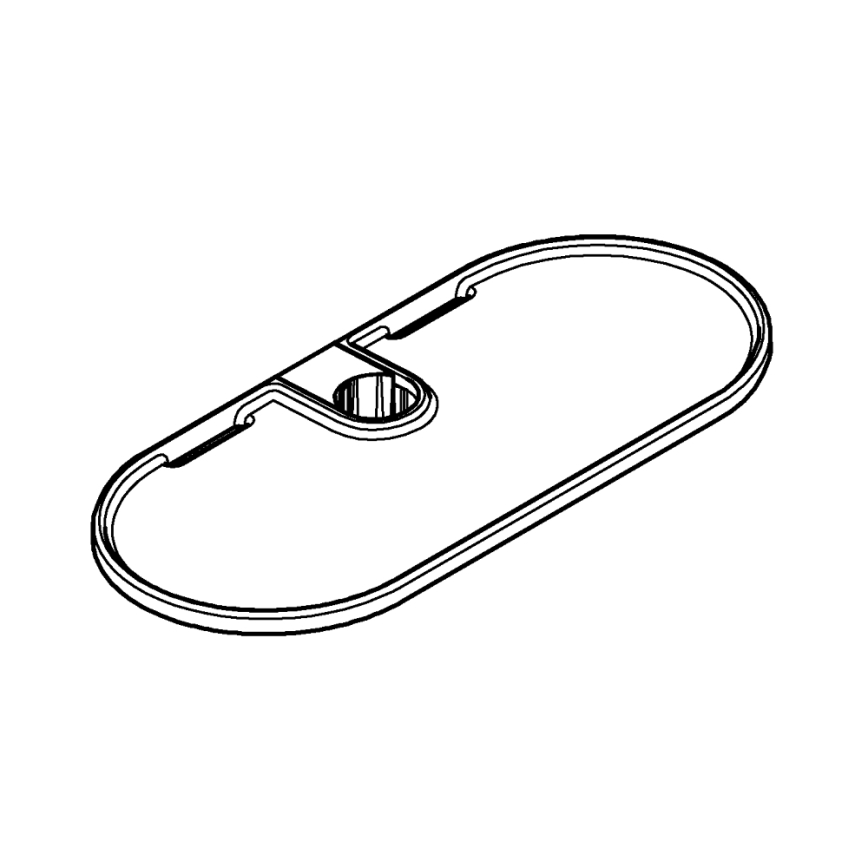 GROHE 27725001 - Ablage VITALIO UNIVERSAL 222 x 100 mm weiß