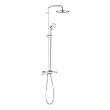 GROHE 27922001 - Duschset mit Thermostat-Armatur TEMPESTA COSMOPOLITAN 210 glänzender Chrom