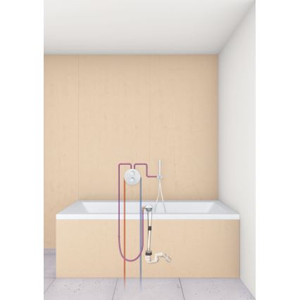 GROHE 28990000 -Wannenfüll-, Ablauf- und Überlaufgarnitur TALENTOFILL chrom