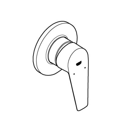 GROHE 29040001 - Duscharmatur BAUEDGE, glänzender Chrom