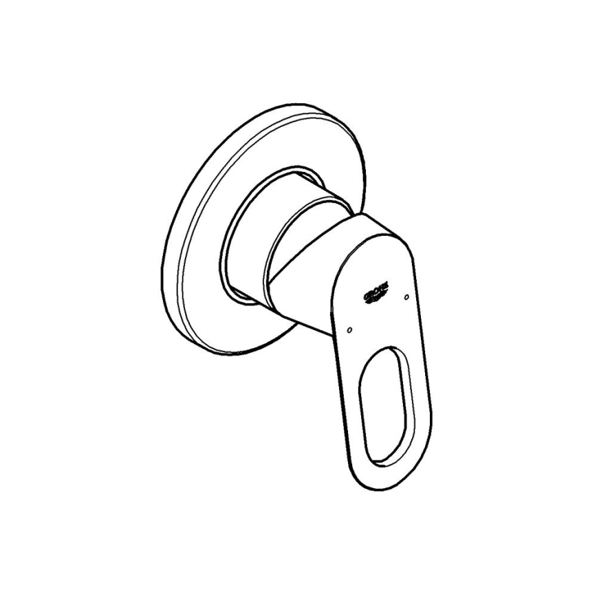 GROHE 29042000 - BAULOOP Duscharmatur, glänzender Chrom