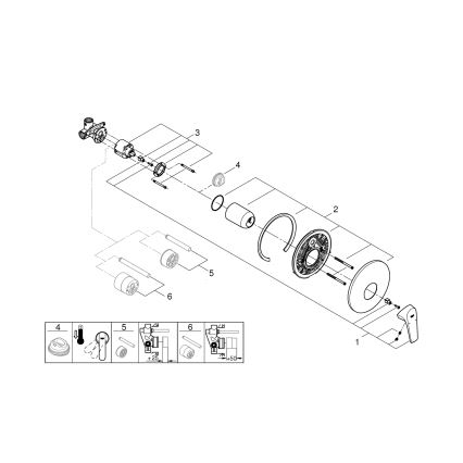 GROHE 29116000 - Duscharmatur START FLOW glänzender Chrom