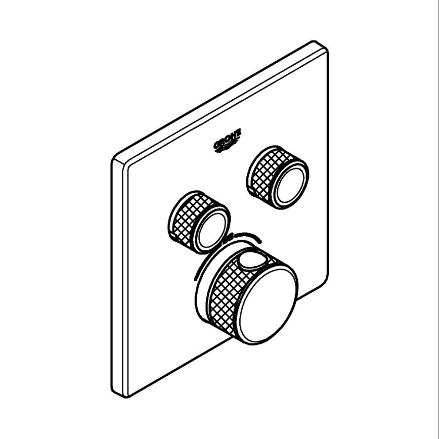 GROHE 29124A00 - Thermostat-Armatur GROHTHERM SMARTCONTROL Graphit