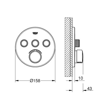 GROHE 29146000 - SMARTCONTROL-Armatur, glänzender Chrom