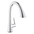 GROHE 30219002 - Elektronische Spültischarmatur ZEDRA TOUCH Hochglanz-Chrom