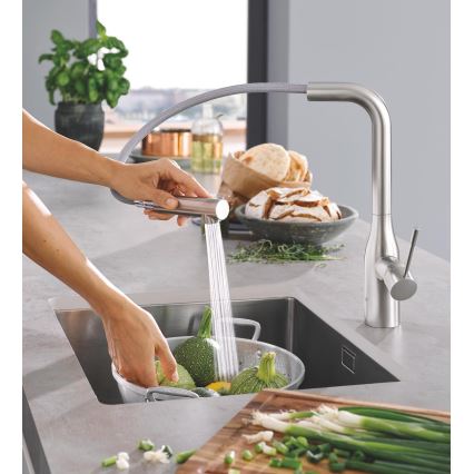 GROHE 30270DC0 - ESSENCE Spültischarmatur, Edelstahl