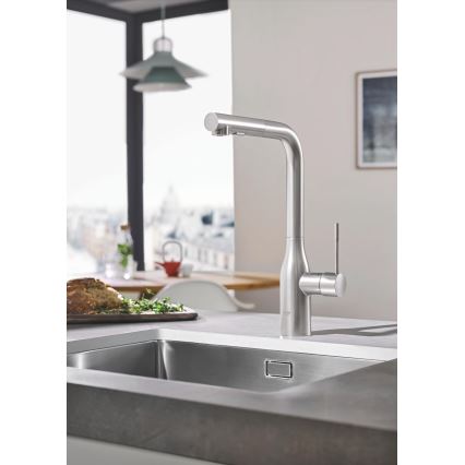 GROHE 30270DC0 - ESSENCE Spültischarmatur, Edelstahl