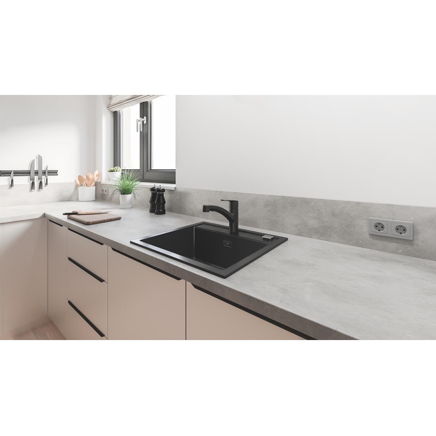 GROHE 303072431 - Küchenarmatur START 185 × 227 mm schwarz