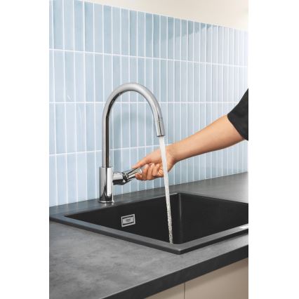 GROHE 30550000 - Spültischarmatur START EDGE, 357 mm, glänzender Chrom