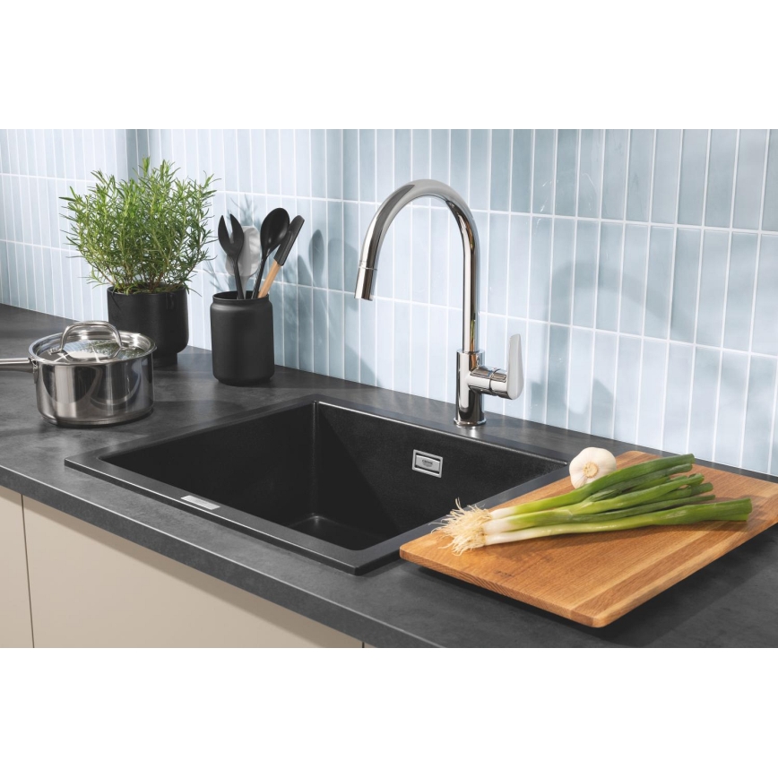 GROHE 30550000 - Spültischarmatur START EDGE, 357 mm, glänzender Chrom