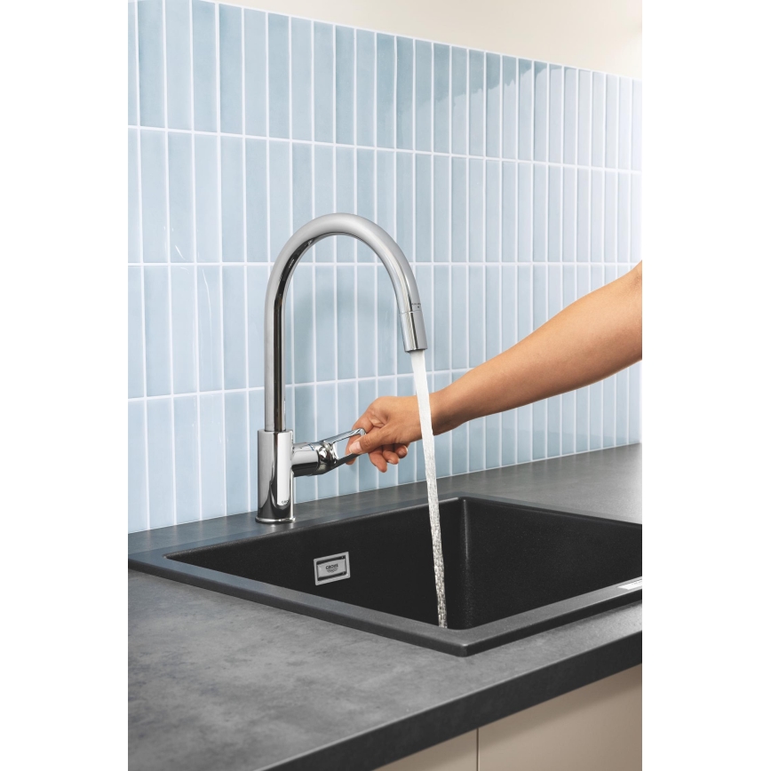 GROHE 30556000 - Spültischarmatur START LOOP 357 mm, Hochglanz-Chrom