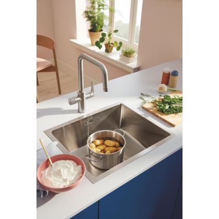 GROHE 30595DC0 - Spültischarmatur BLUE PURE, Edelstahl