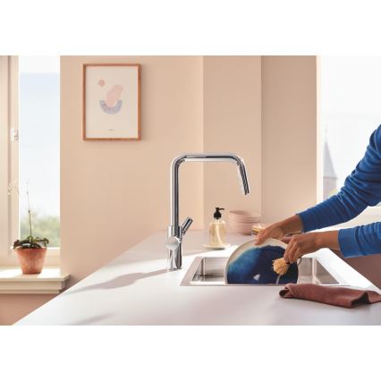 GROHE 30596000 - BLUE PURE Küchenarmatur mit integrierter Filterfunktion, glänzender Chrom