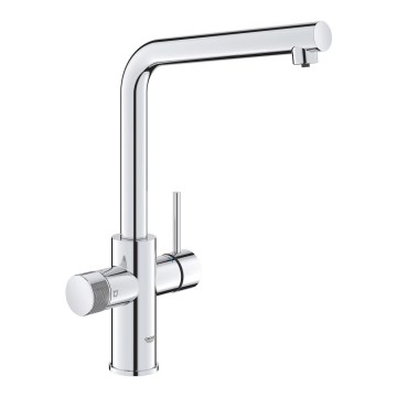 GROHE 30600000 - Spültischarmatur BLUE PURE, L-Auslauf, Hochglanz-Chrom