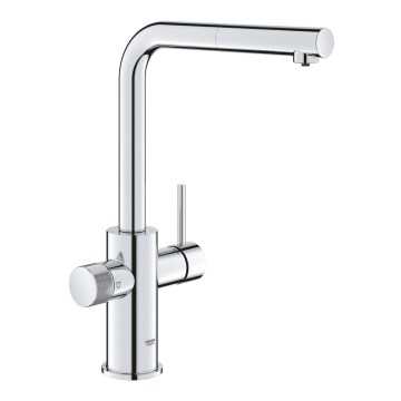 GROHE 30601000 - Spültischarmatur BLUE PURE A mit ausziehbarem Auslauf, glänzender Chrom