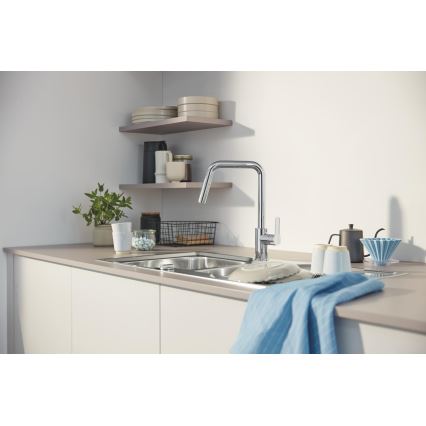 GROHE 30631000 - Spültischarmatur QUICKFIX START 362 mm, Chrom glänzend