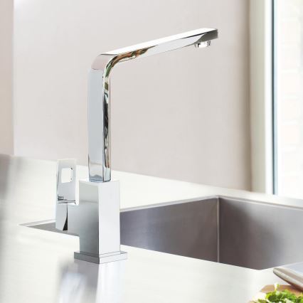 GROHE 31255000 - Küchenarmatur EUROCUBE, glänzender Chrom