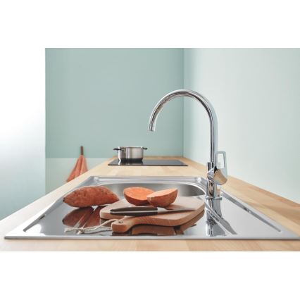 GROHE 31368001 - Spültischarmatur BAULOOP, glänzender Chrom