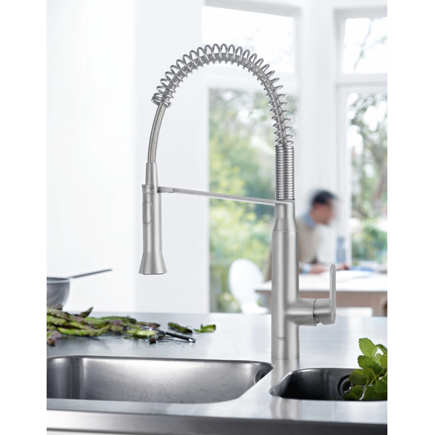 GROHE 31379DC0 - K7 Spültischarmatur, Edelstahl