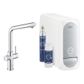 GROHE 31454001 - Küchenarmatur BLUE HOME L-Auslauf glänzender Chrom