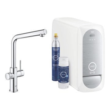 GROHE 31454001 - Spültischarmatur BLUE HOME, L-Auslauf, glänzender Chrom