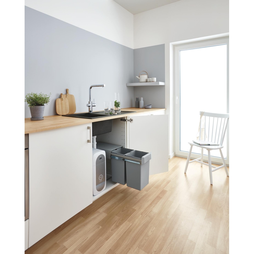 GROHE 31454001 - Spültischarmatur BLUE HOME, L-Auslauf, glänzender Chrom