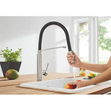 GROHE 31491DC0 - Spültischarmatur CONCETTO DN 15, Edelstahl