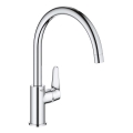 GROHE 31536001 - Spültischarmatur BAUCURVE 332 mm, Hochglanz-Chrom