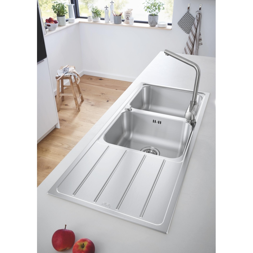 GROHE 31588SD1 - Spüle K500 1160 × 500 mm Edelstahl