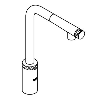 GROHE 31613DC0 - Spültischarmatur A SmartControl Edelstahl