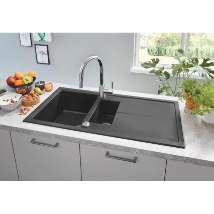 GROHE 31642AP0 - Spüle K400 1000 × 500 mm Granit/Schwarz