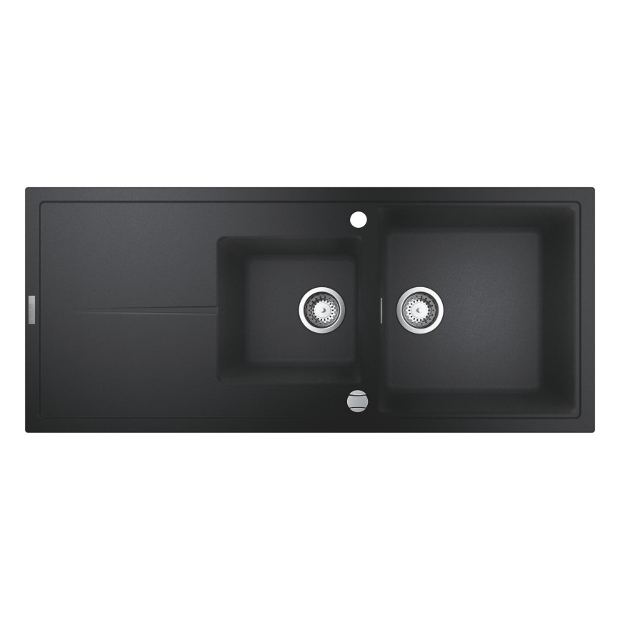 GROHE 31643AP0 - Komposit-Spüle K400 1160 × 500 mm schwarz