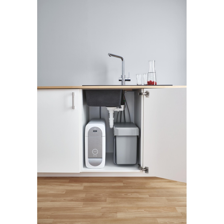 GROHE 31645AP0 - Küchenspüle K500 1000 × 500 mm Stein/Schwarz
