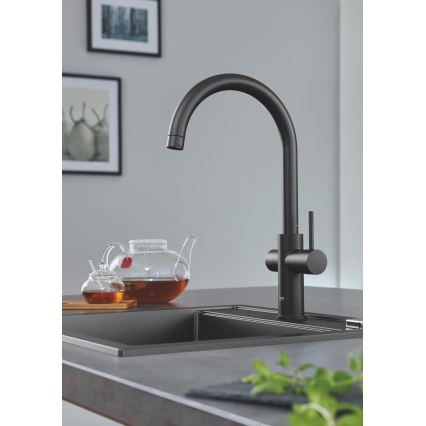 GROHE 31651AP0 - Kompositspüle K700 560 × 510 mm schwarz