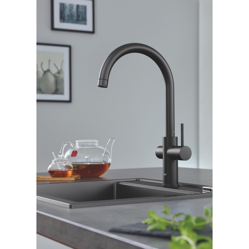 GROHE 31651AP0 - Kompositspüle K700 560 × 510 mm schwarz