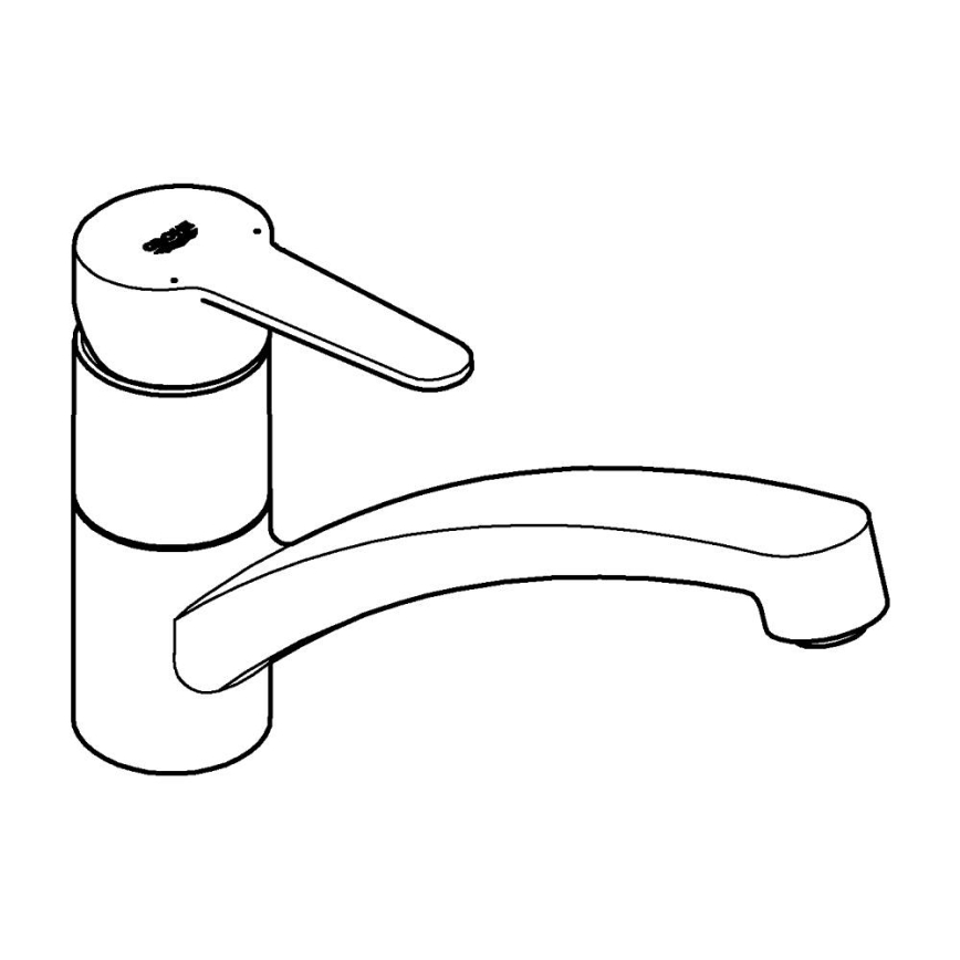 GROHE 31685000 - STARTECO Spültischarmatur, glänzender Chrom