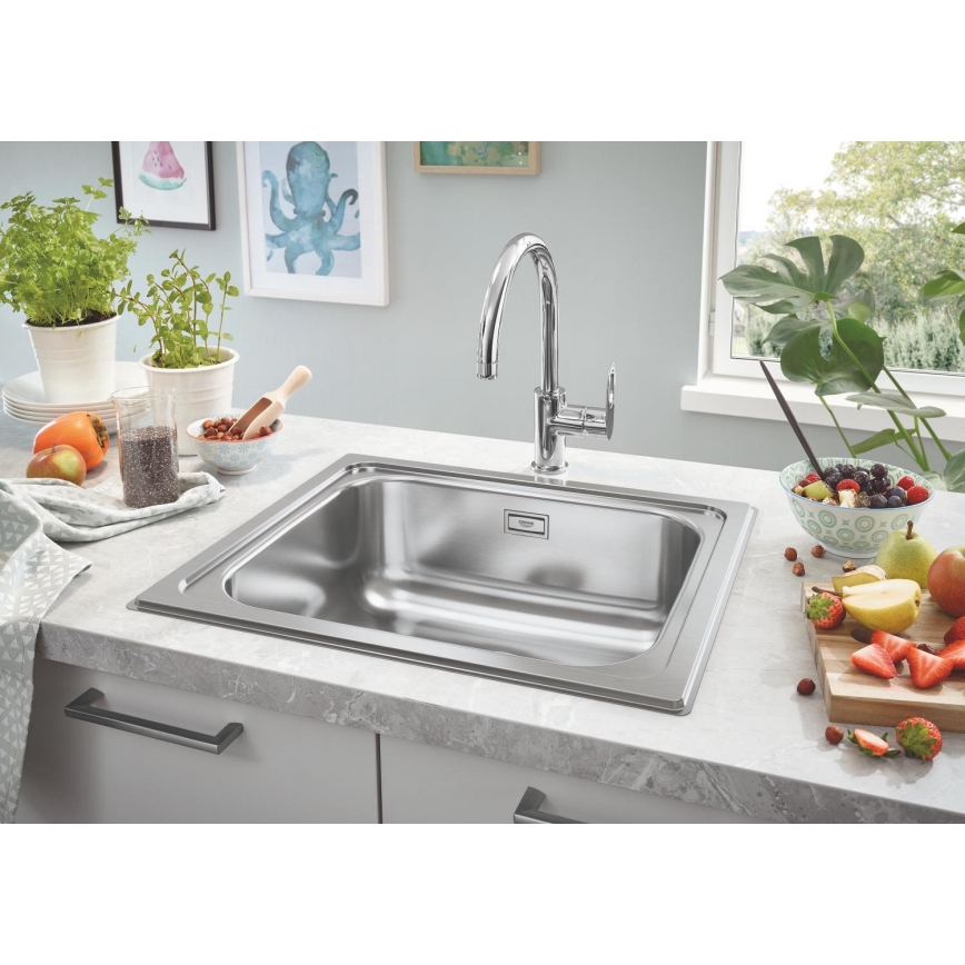 GROHE 31719SD0 - Küchenspüle K200 533 × 457 mm Edelstahl