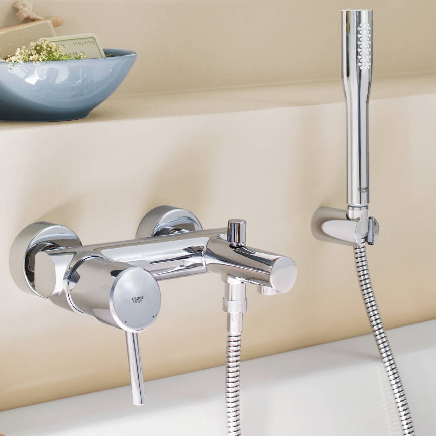 GROHE 32211001 - Wannenarmatur CONCETTO DN 15, Chrom glänzend