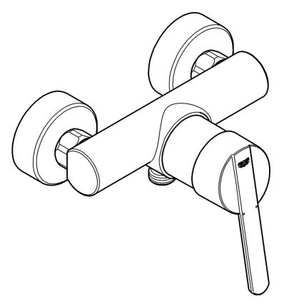 GROHE 32270000 - Duscharmatur FEEL DN 15, glänzender Chrom