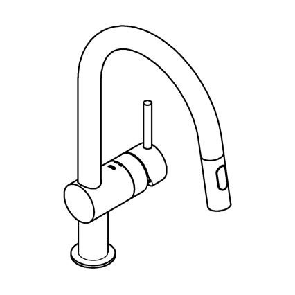 GROHE 32321DL2 - Spültischarmatur A Bronze