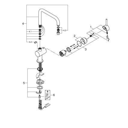 GROHE 32488000 - Spültischarmatur A glänzend verchromt