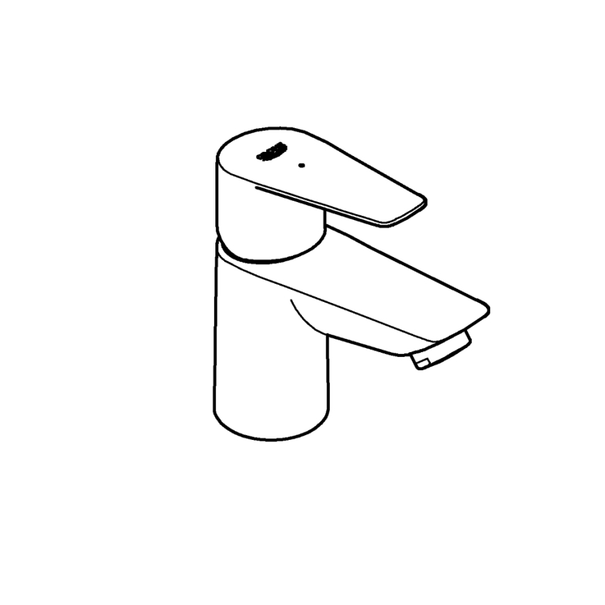 GROHE 32861001 – BAUEDGE Standventil, 131 mm, glänzender Chrom