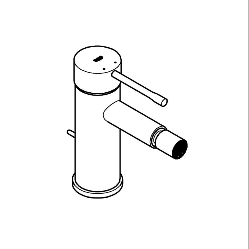 GROHE 32935DL1 - Bidetarmatur ESSENCE Größe S, Bronze