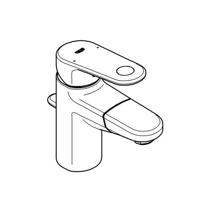 GROHE 33155002 - Waschtischarmatur EUROPLUS DN 15, Hochglanz-Chrom