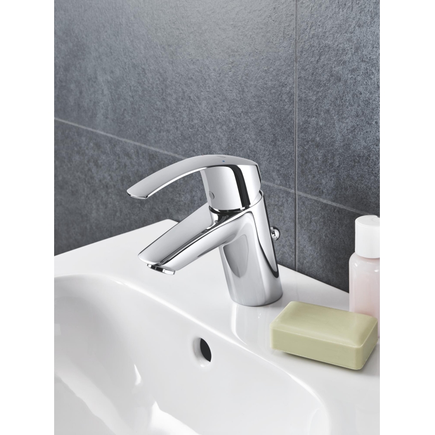 GROHE 33265002 - Waschtischarmatur EUROSMART DN 15 Größe S, glänzender Chrom