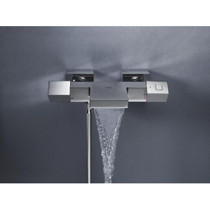 GROHE 34497000 - Thermostat-Badewannenarmatur GROHTHERM CUBE DN 15 glänzender Chrom