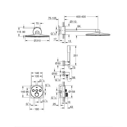 GROHE 34709000 - Duschset SMARTCONTROL Perfect glänzender Chrom