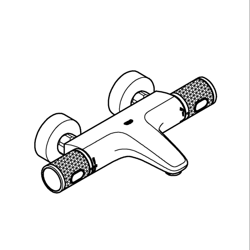 GROHE 34788000 - Thermostat-Wannenarmatur PRECISION FEEL DN 15, glänzender Chrom